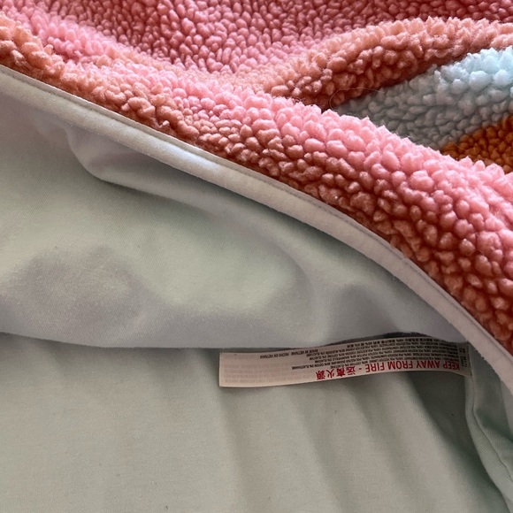 Free People Movement Cropped Oversized Fleece Pullover Sherpa Size XS - Picture 9 of 12